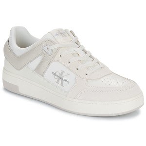 Calvin Klein Jeans  BASKET CUP LOW LACEUP LTH ML MTR  Tenisky Bílá