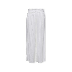 Only  Noos Tokyo Linen Trousers - Bright White  Kalhoty Bílá