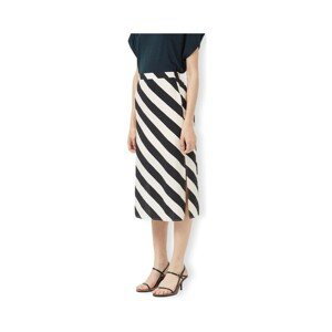 Compania Fantastica  COMPAÑIA FANTÁSTICA Skirt 11016 - Stripes  Krátké sukně Černá