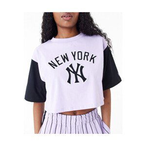 New-Era  Mlb lifestyle crop tee neyyan  Trička & Pola Fialová