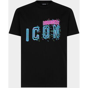 Dsquared  T-Shirt Pixeled Icon Cool Fit Tee noir  Mikiny Černá
