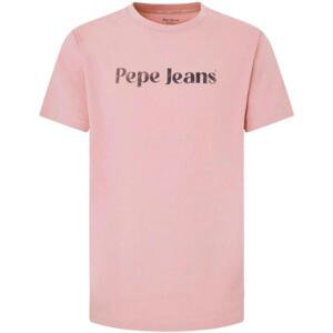 Pepe jeans  -  Trička s krátkým rukávem Růžová