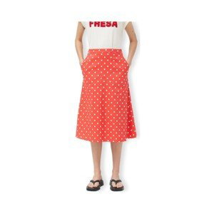 Compania Fantastica  COMPAÑIA FANTÁSTICA Skirt 11019 - Polka Dots  Krátké sukně Červená