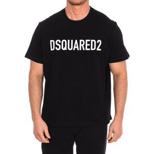 Dsquared  S74GD1184-S23009-900  Trička s krátkým rukávem Černá