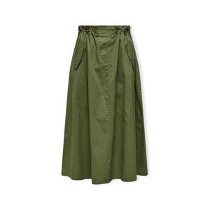 Only  Pamala Long Skirt - Capulet Olive  Krátké sukně Zelená