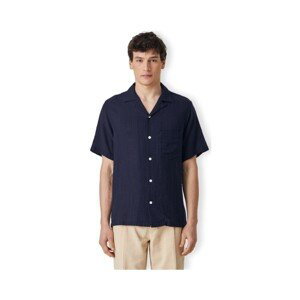 Portuguese Flannel  Grain Shirt - Navy  Košile s dlouhymi rukáv Modrá