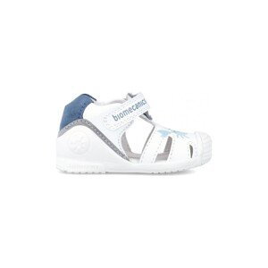 Biomecanics  Kids Sandals 242123-A - White  Sandály Dětské Modrá
