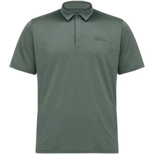 Jack Wolfskin  Delfami Polo Shirt  Polo s krátkými rukávy Zelená