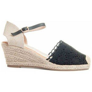 Leindia  89382  Espadrilky Černá