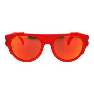 23° Eyewear  Occhiali da Sole Dargen D'Amico X 23° Round One Enso  sluneční brýle Červená