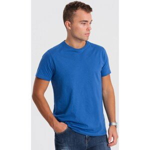 Ombre  Pánské tričko s krátkým rukávem Douma modrá  Trička s krátkým rukávem Tmavě modrá
