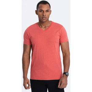 Ombre  Pánské tričko s krátkým rukávem Heman růžová  Trička s krátkým rukávem Růžová