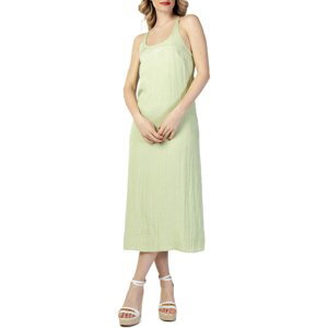 Calvin Klein Jeans  GLAZED FABRIC MAXI D J20J218341  Krátké šaty Zelená