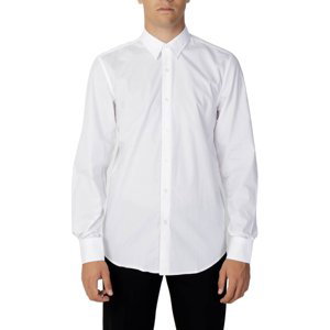 Antony Morato  NAPOLI MMSL00628-FA400078  Košile s dlouhymi rukáv Bílá