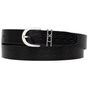 Calvin Klein Jeans  CK MUST CK LOOP BELT 30MM EMB K60K611297  Pásky Černá