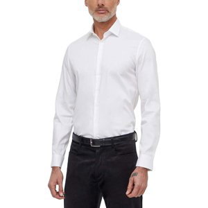 Calvin Klein Jeans  STRETCH COLLAR 2COLO K10K112299  Košile s dlouhymi rukáv Bílá