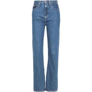 Calvin Klein Jeans  HIGH RISE STRAIGH J20J222138  Rifle rovné Modrá