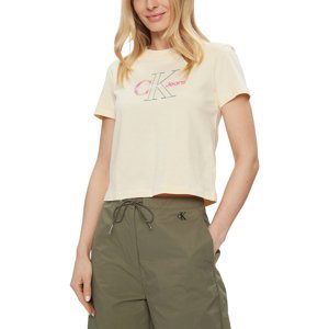 Calvin Klein Jeans  BOLD MONOLOGO BABY J20J222639  Trička s krátkým rukávem Bílá