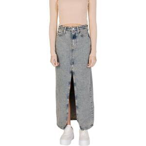 Calvin Klein Jeans  FRONT SPLIT MAXI J20J222869  Krátké sukně Modrá