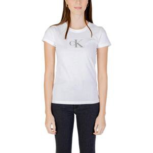 Calvin Klein Jeans  SEQUIN J20J222961  Trička s krátkým rukávem Bílá