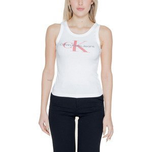 Calvin Klein Jeans  ARCHIVAL MONOLOGO J20J223160  Tílka / Trička bez rukávů Bílá