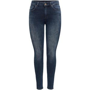 Only  ONLBLUSH MID DNM REA409 NOOS 15318738  Rifle skinny Modrá