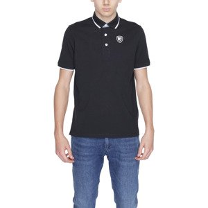 Blauer  24SBLUT02205  Polo s krátkými rukávy Černá