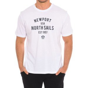 North Sails  9024010-101  Trička s krátkým rukávem Bílá