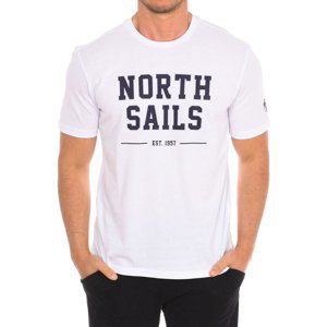 North Sails  9024060-101  Trička s krátkým rukávem Bílá