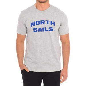 North Sails  9024180-926  Trička s krátkým rukávem Šedá