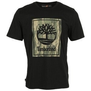 Timberland  Camo Short Sleeve Tee  Trička s krátkým rukávem Černá