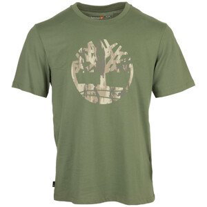 Timberland  Camo Tree Logo Short Sleeve  Trička s krátkým rukávem Zelená