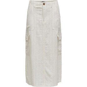 Only  15310976 - Onlmalfy-Caro Linen  Krátké sukně Bílá