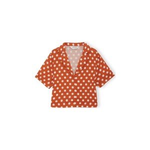 Compania Fantastica  COMPAÑIA FANTÁSTICA Shirt 12122 - Polka Dots  Halenky Oranžová