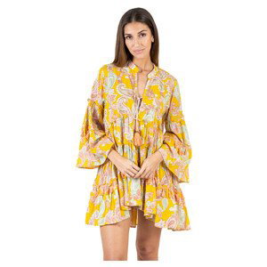 Isla Bonita By Sigris  Krátké Šaty  Krátké šaty Žlutá