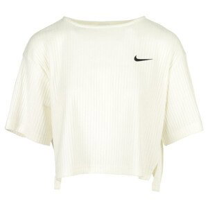 Nike  Wms Nsw Rib Jersey Top  Trička s krátkým rukávem Bílá