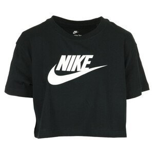 Nike  Wms Nsw Tee Essential Crp Icn Ftr  Trička s krátkým rukávem Černá