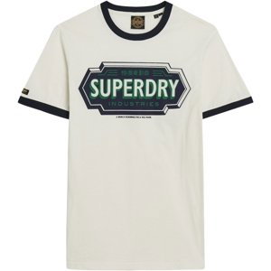 Superdry  235501  Trička s krátkým rukávem Bílá