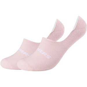 Skechers  2PPK Mesh Ventilation Footies Socks  Ponožky Růžová