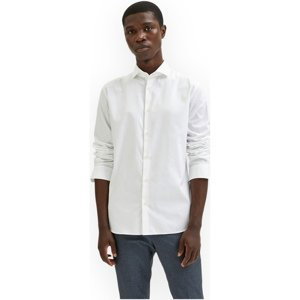 Selected  16081385 BRIGHTWHITE  Košile s dlouhymi rukáv Bílá