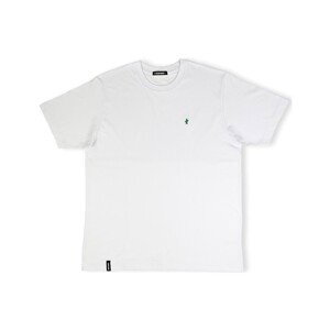 Organic Monkey  Spikey Lee T-Shirt - White  Trička & Pola Bílá