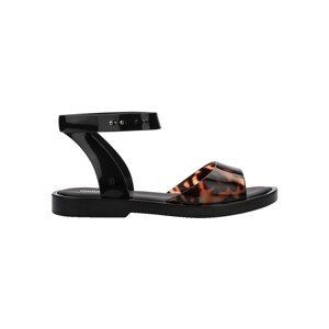 Melissa  Nina Sandal - Black/Clear Tortoise  Sandály Hnědá