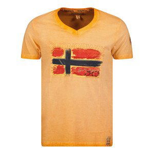 Geo Norway  SW1561HGN-ORANGE  Trička s krátkým rukávem Oranžová