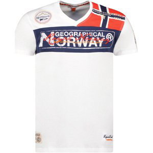 Geographical Norway  SX1130HGN-White  Trička s krátkým rukávem Bílá