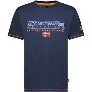 Geo Norway  SY1311HGN-Navy  Trička s krátkým rukávem Tmavě modrá
