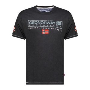 Geo Norway  SY1311HGN-Black  Trička s krátkým rukávem Černá