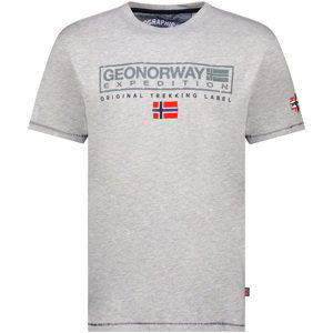 Geo Norway  SY1311HGN-Blended Grey  Trička s krátkým rukávem Šedá
