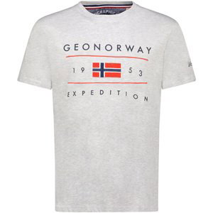 Geo Norway  SY1355HGN-Blended Grey  Trička s krátkým rukávem Šedá
