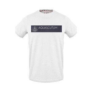 Aquascutum  - tsia117  Trička s krátkým rukávem Bílá