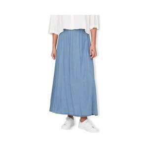 Only  Pena Venedig Long Skirt - Medium Blue Denim  Krátké sukně Modrá